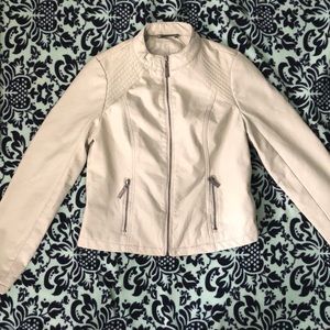 Faux leather jacket